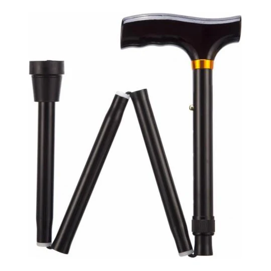 Folding Adjustable Walking Stick - various sizes and colours