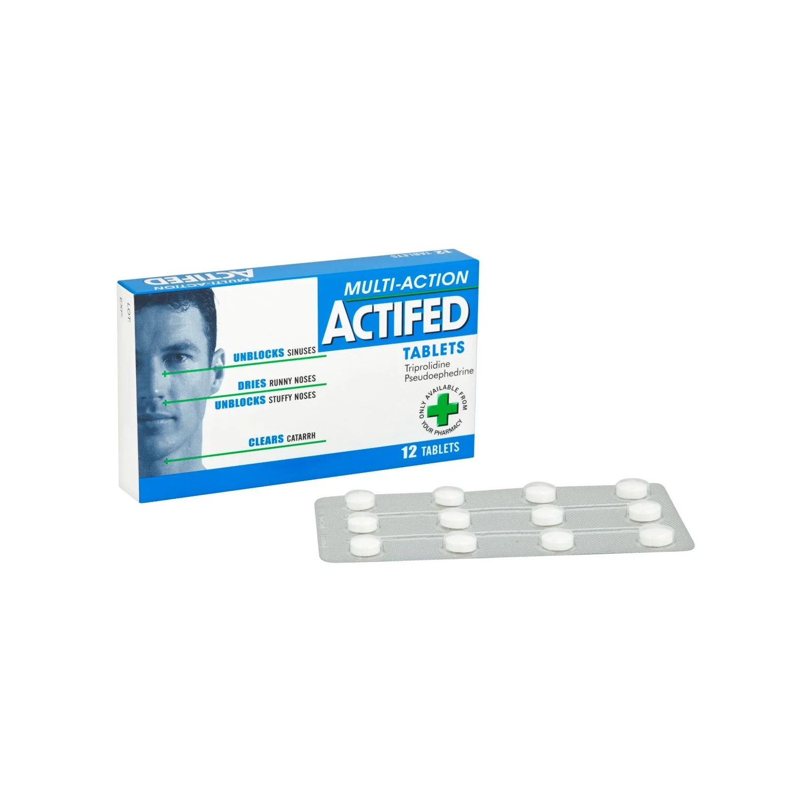 Actifed Tablets 12s - Image 2