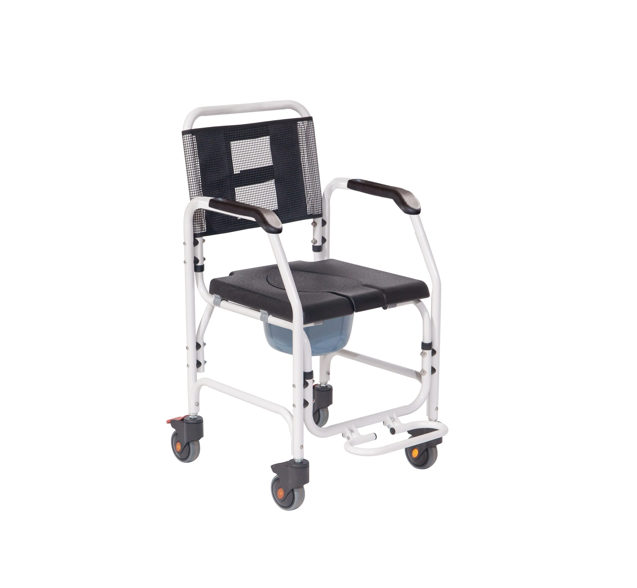 ASPER Wheeled Shower Chair with Commode