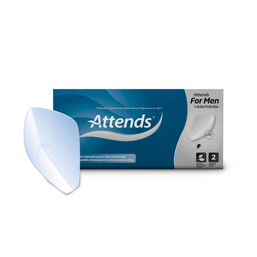 Attends for Men Shield Level 1-2 for Light Incontinence - Image 2