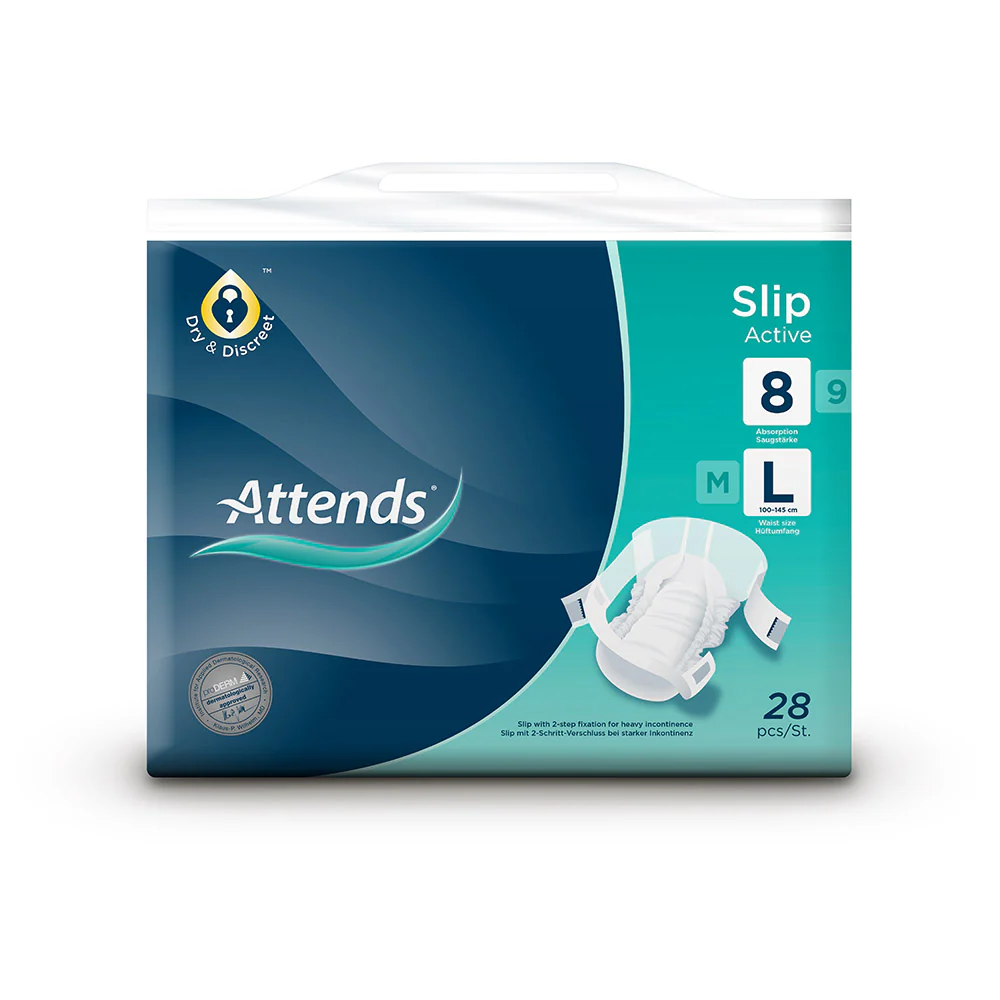 Attends Slip Active Diapers for Heavy Incontinence - Image 2