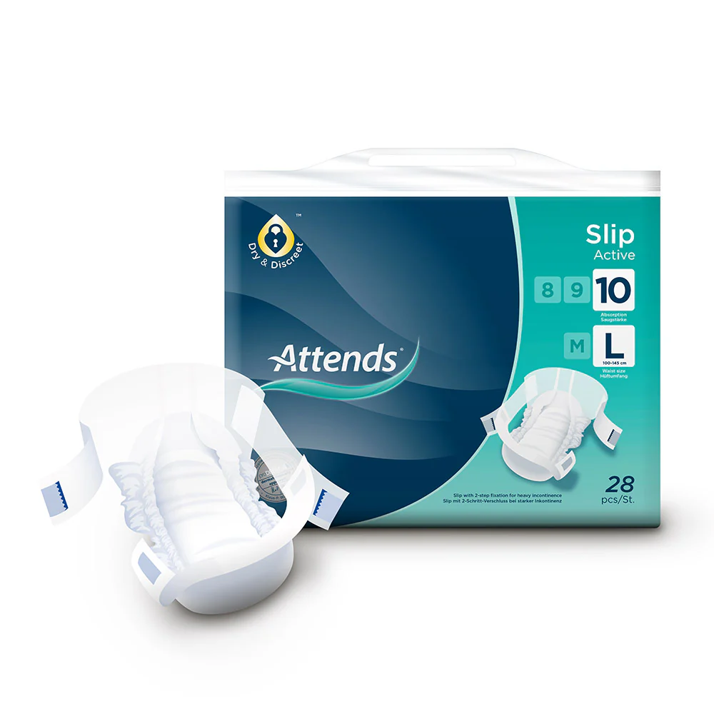Attends Slip Active Diapers for Heavy Incontinence - Image 4