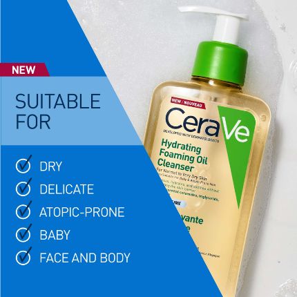 CeraVe Hydrating Foaming Oil Cleanser - Image 2