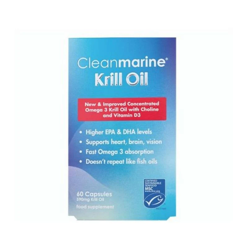 Cleanmarine Krill Oil 60 Capsules