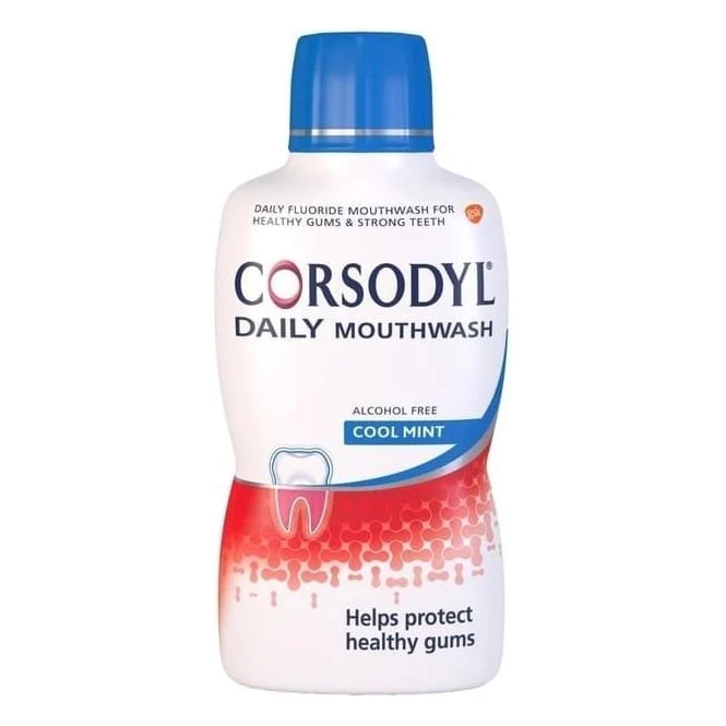Corsodyl Daily Alcohol Free Mouthwash 500ml - Image 2