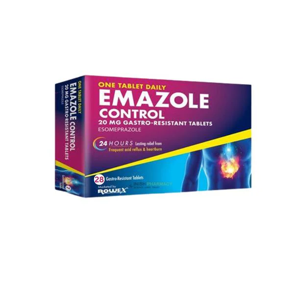 Emazole Control 20mg Gastro Resistant Tablets - Image 3