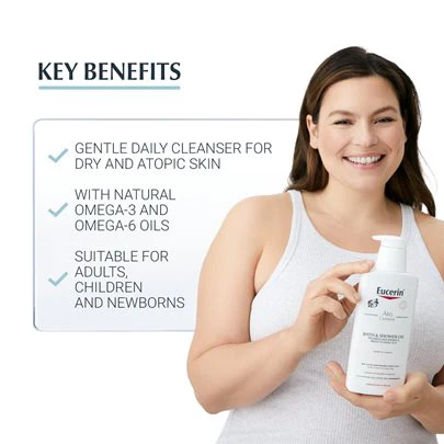Eucerin AtoControl Bath & Shower Oil 400ml - Image 3