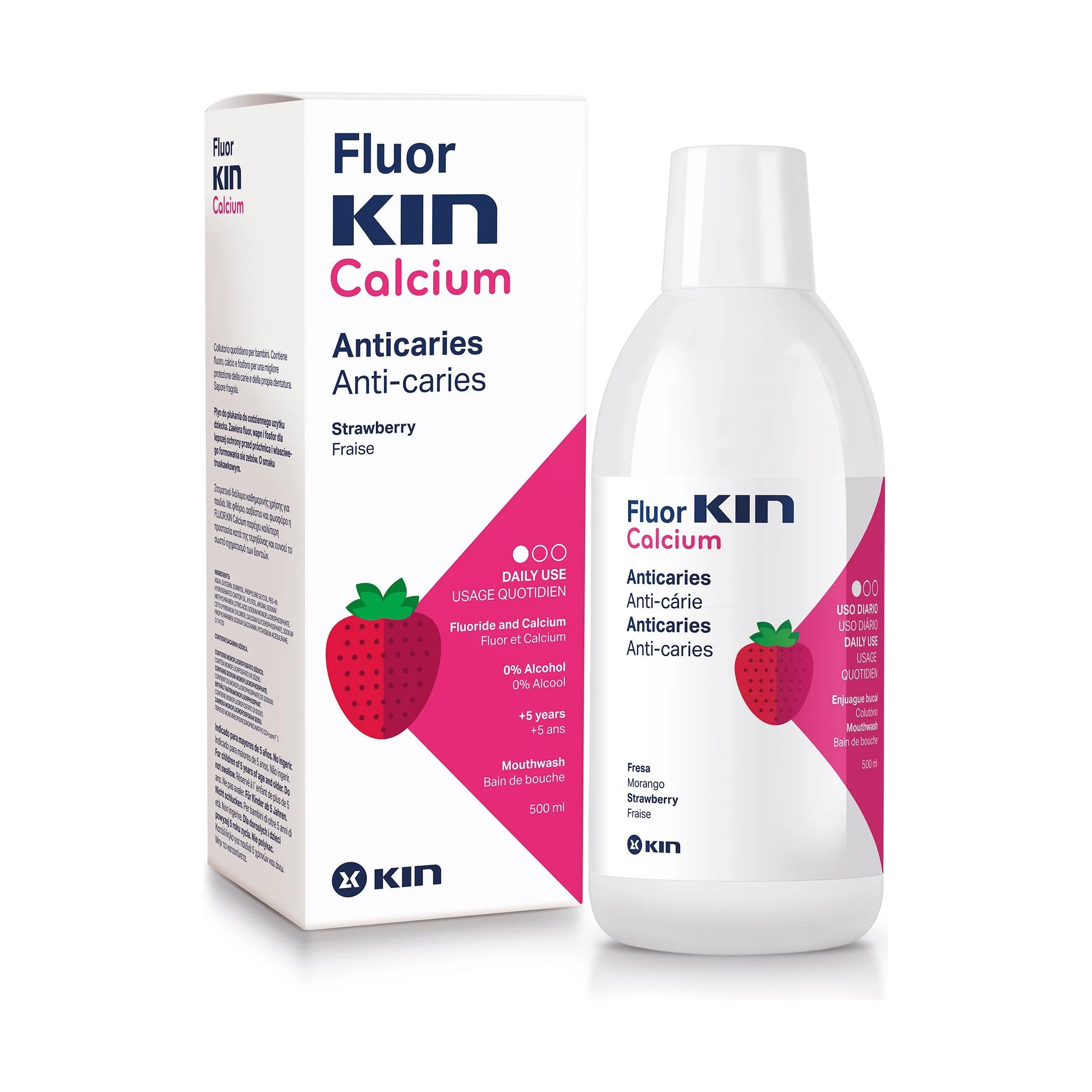 Fluor-Kin Calcium Children's Mouthwash 500ml