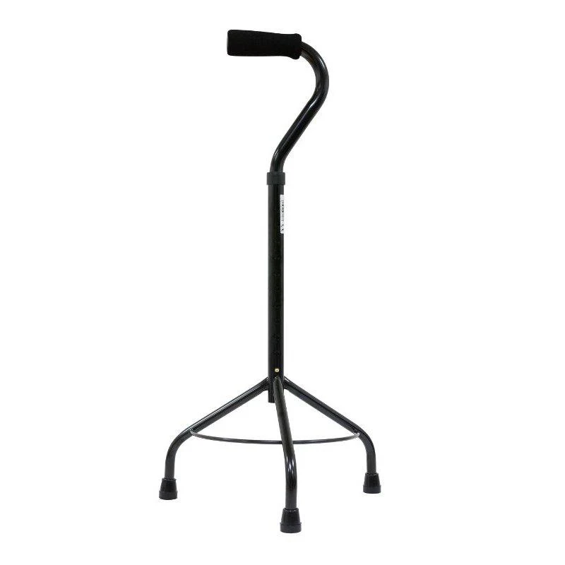 Adjustable Tripod Walking Stick - Black