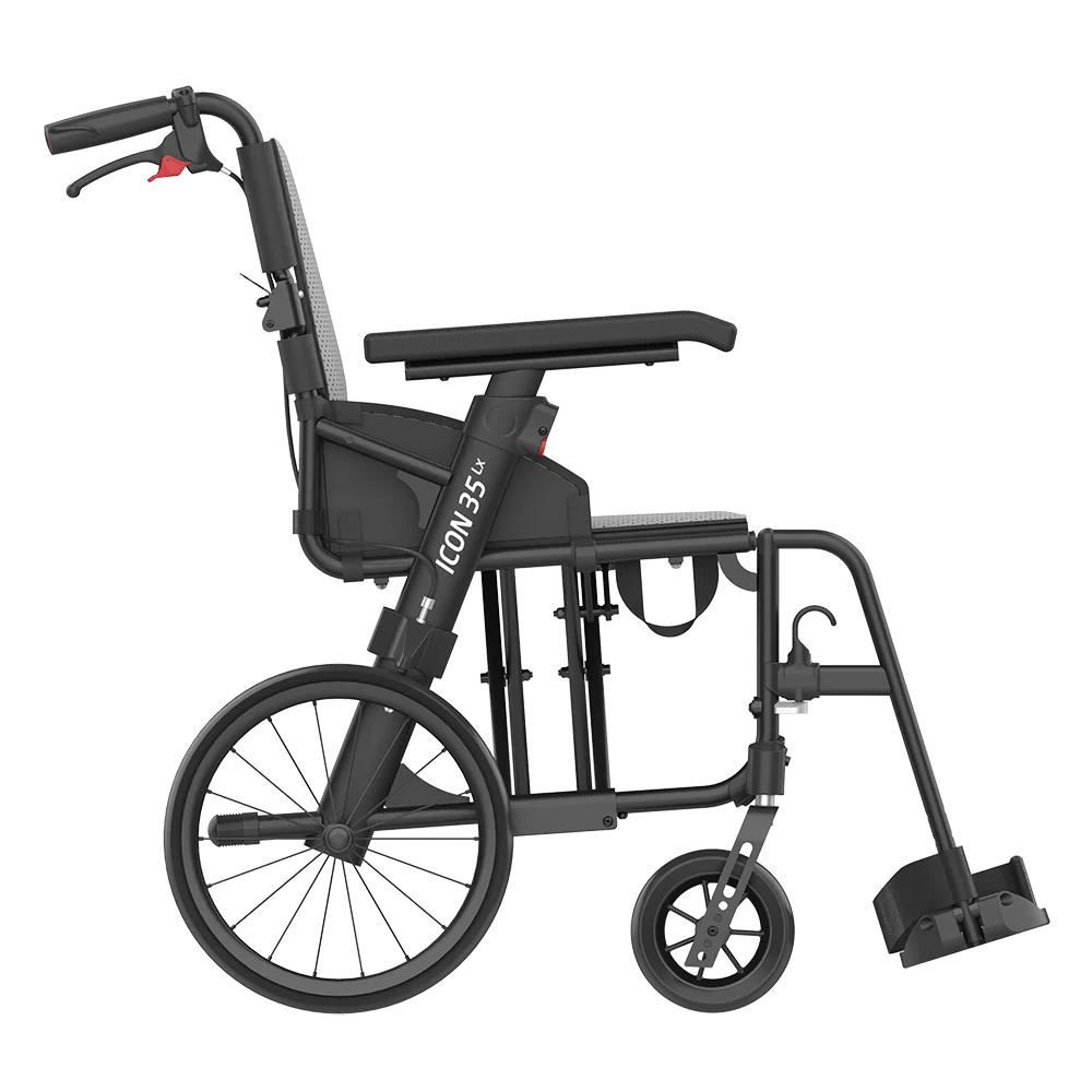 Icon 35 Lx Premium Lightweight Transfer Wheelchair - Image 2