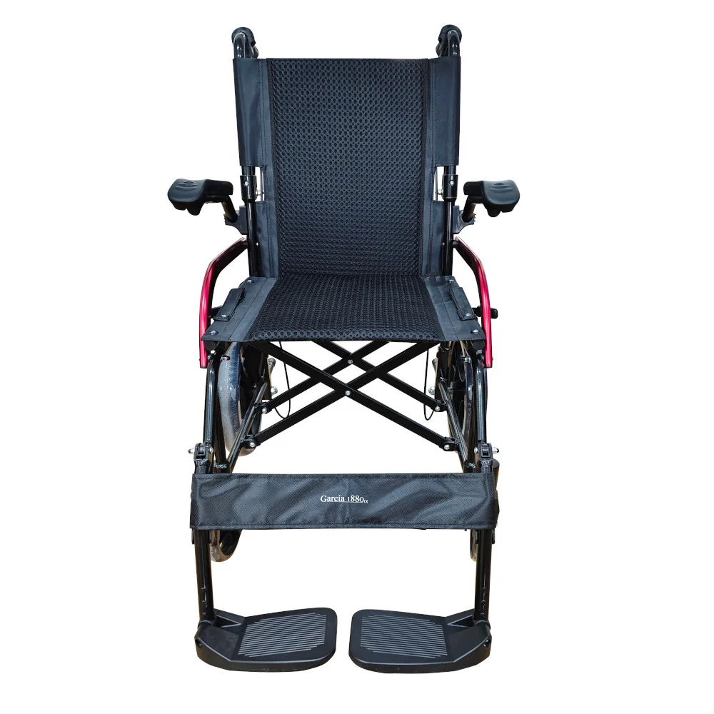Light Folding Transport Wheelchair (with Lifting Armrests) - Image 2