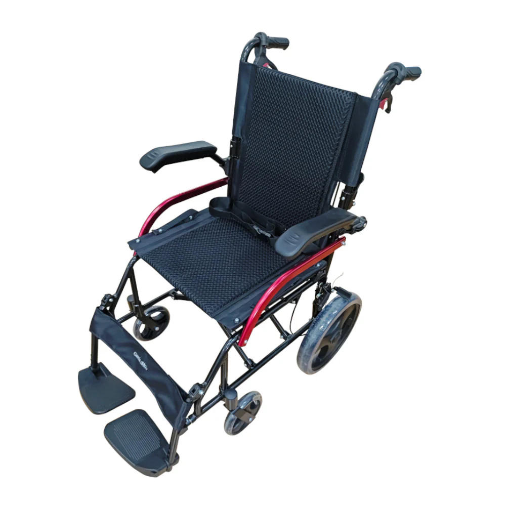 Light Folding Transport Wheelchair (with Lifting Armrests) - Image 3
