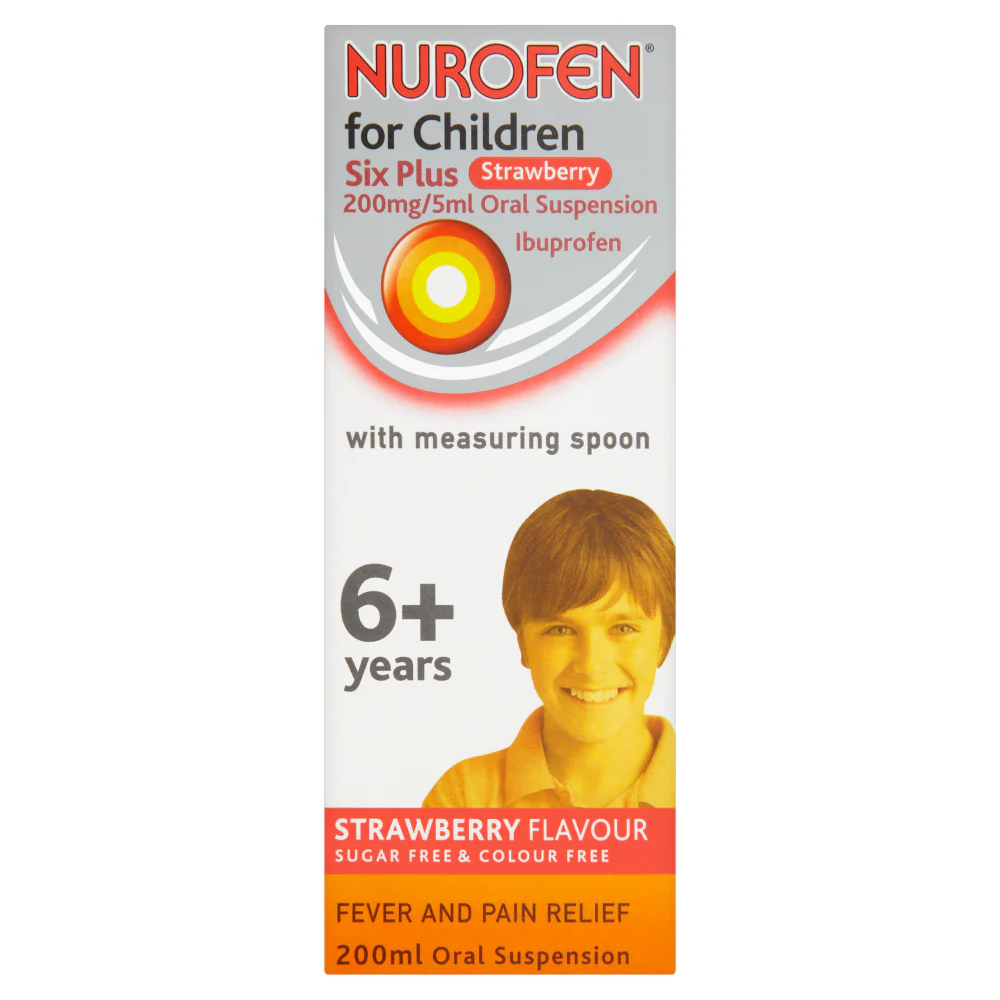 Nurofen Children 6+ 200mg/5ml Oral Suspension - Image 2