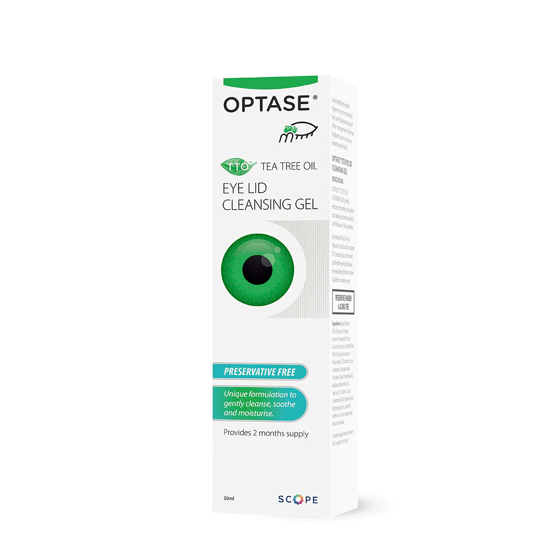 Optase Tea Tree Oil Eye Lid Cleansing Gel