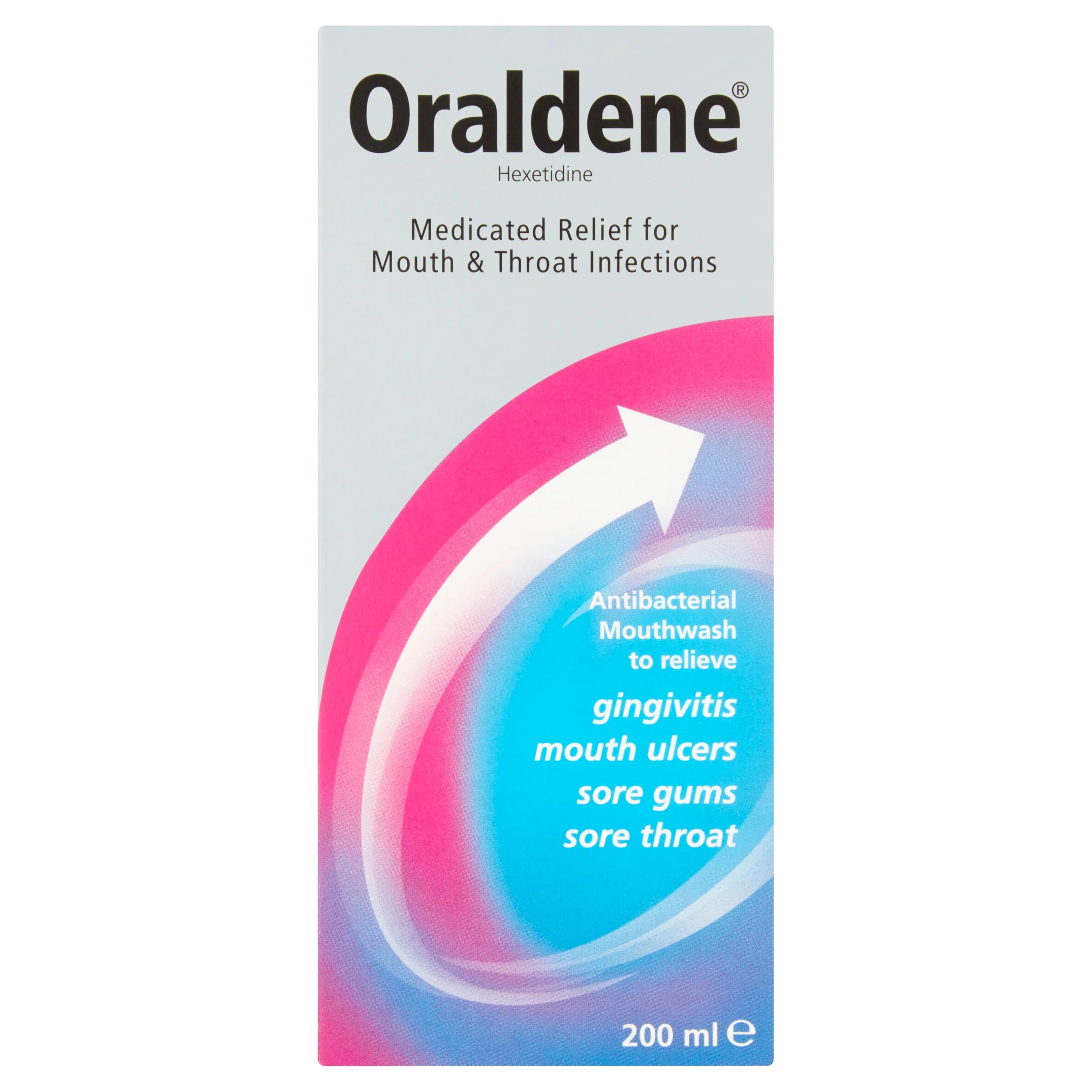 Oraldene Medicated Mouthwash 200ml - Image 2