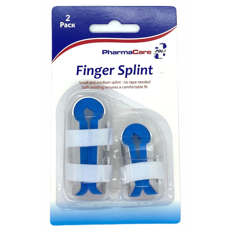 PharmaCare Finger Splint 2 Pack