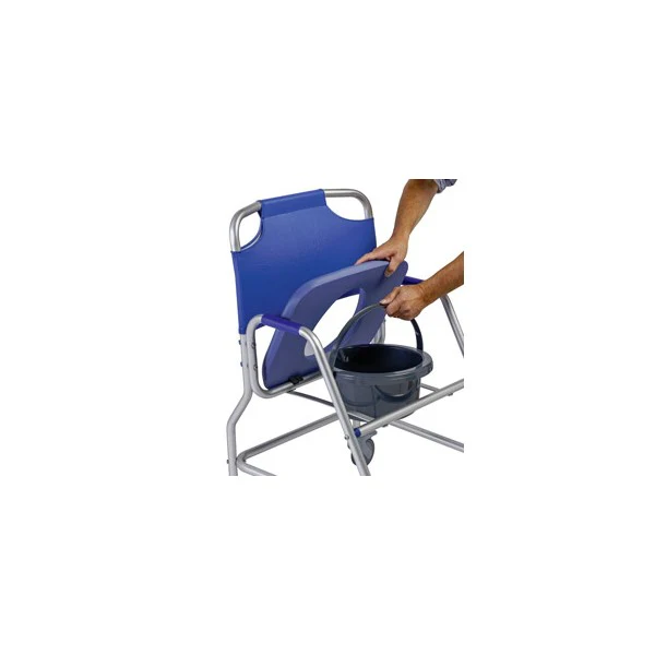 Obana Wheeled Shower Chair with Commode - Image 2