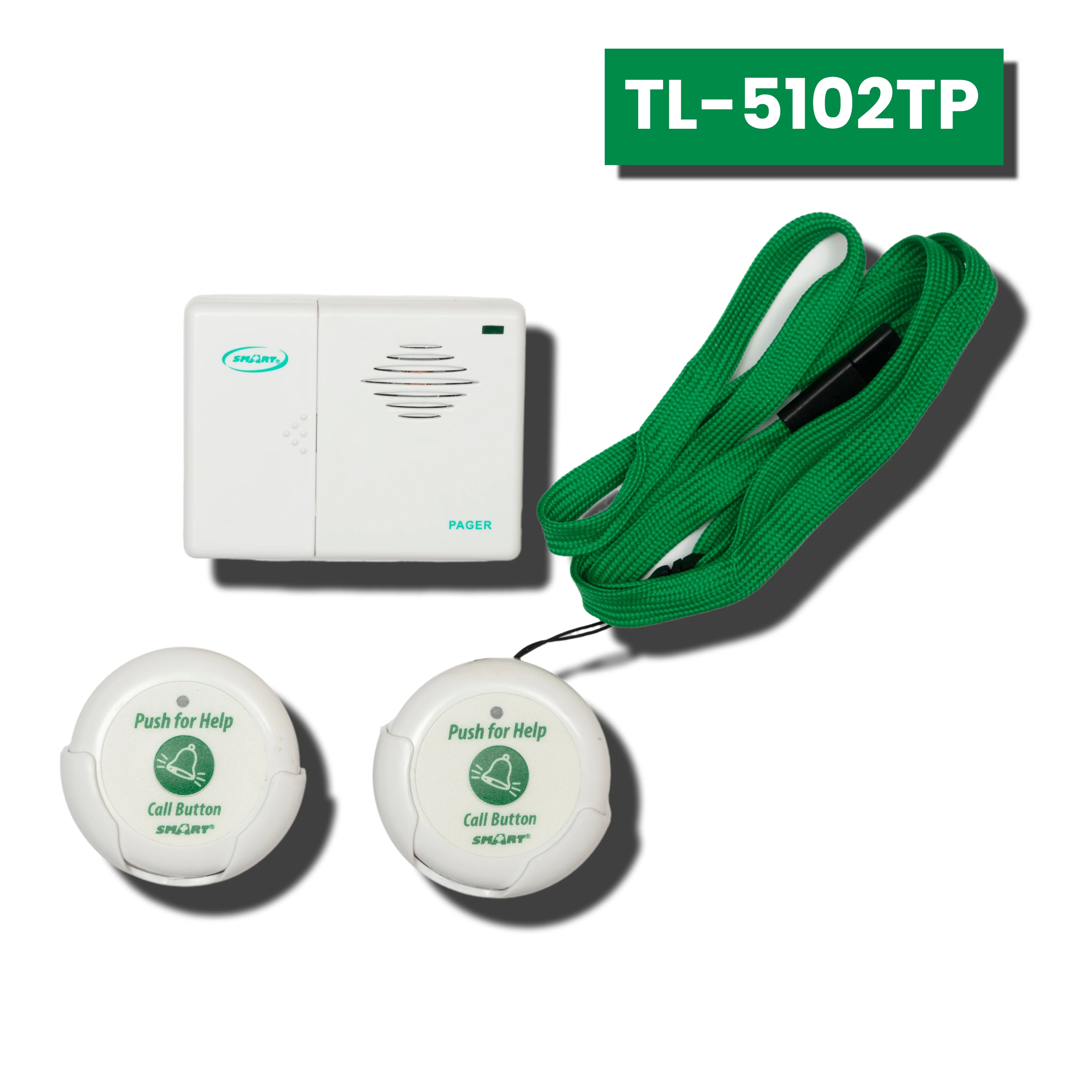 Carer Call Buttons And Pager (2 pack)