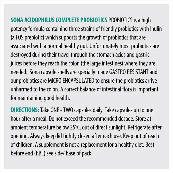 Sona AcidoPhilus Complete - Image 3