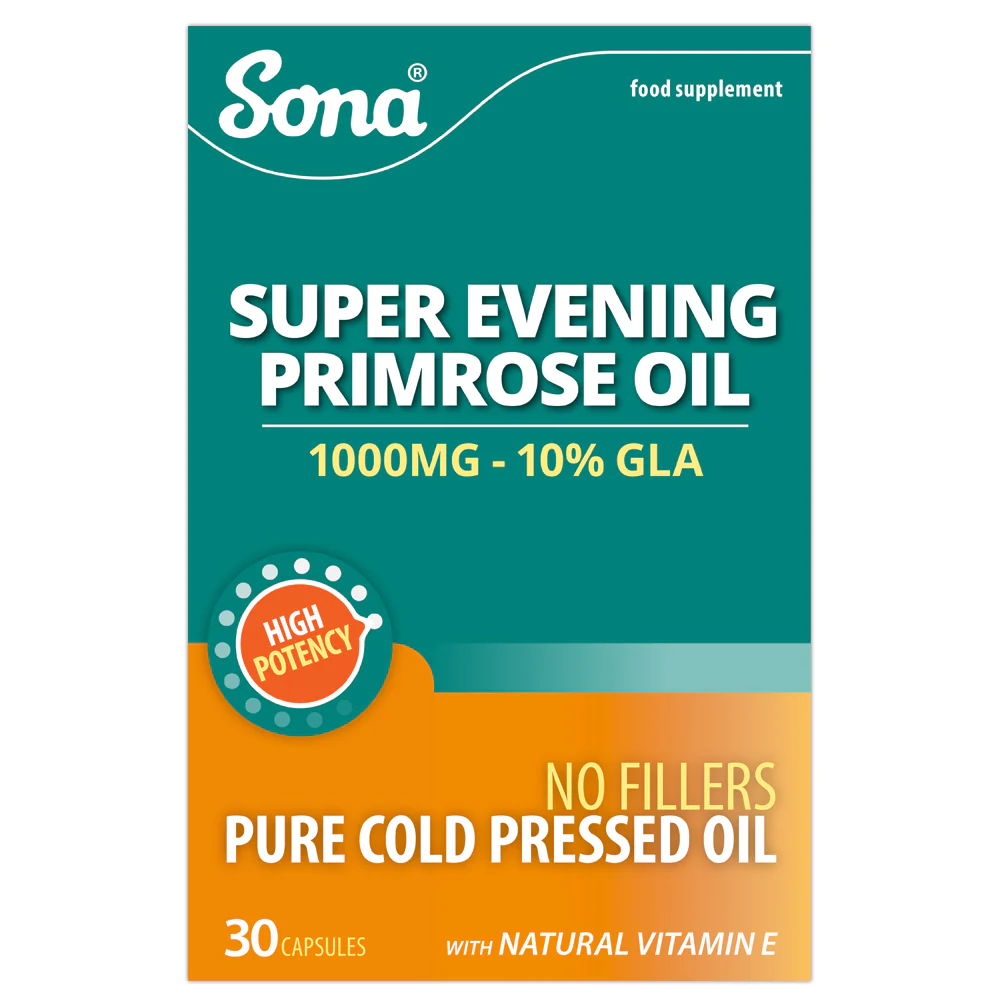 Sona Super Evening Primrose Oil 1000mg