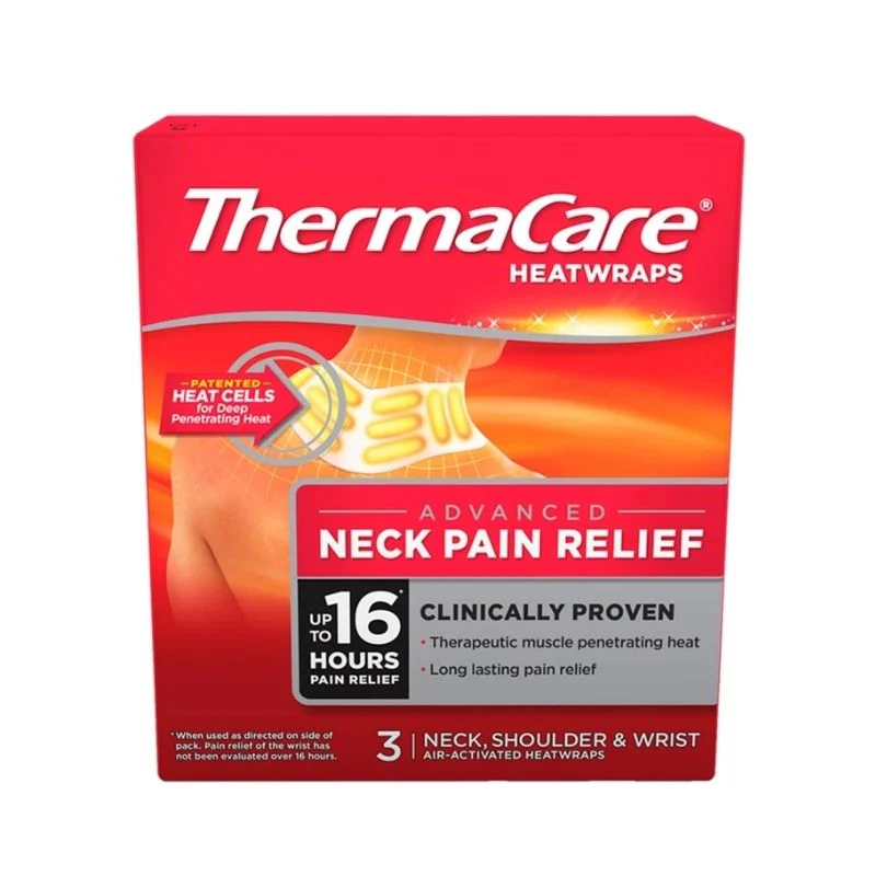 ThermaCare Heat Wraps Advanced Neck Pain Relief